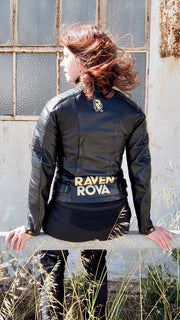 Raven Black Leather Jacket