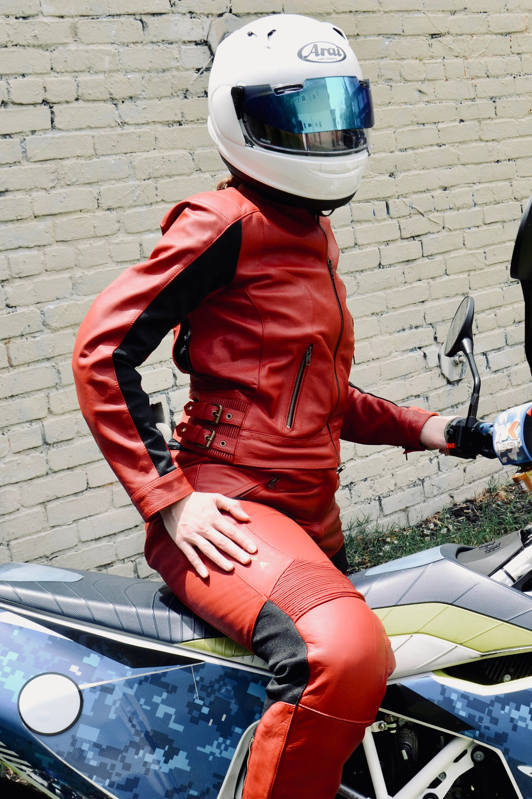 Phoenix Ruby Red Leather Jacket – RavenRova