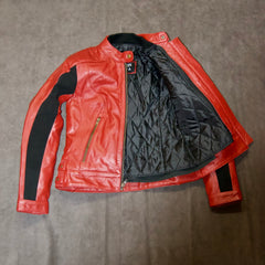 Phoenix Turquoise Leather Jacket