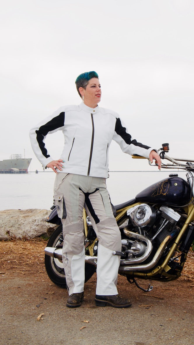 Phoenix Moonstone White Leather Jacket – RavenRova
