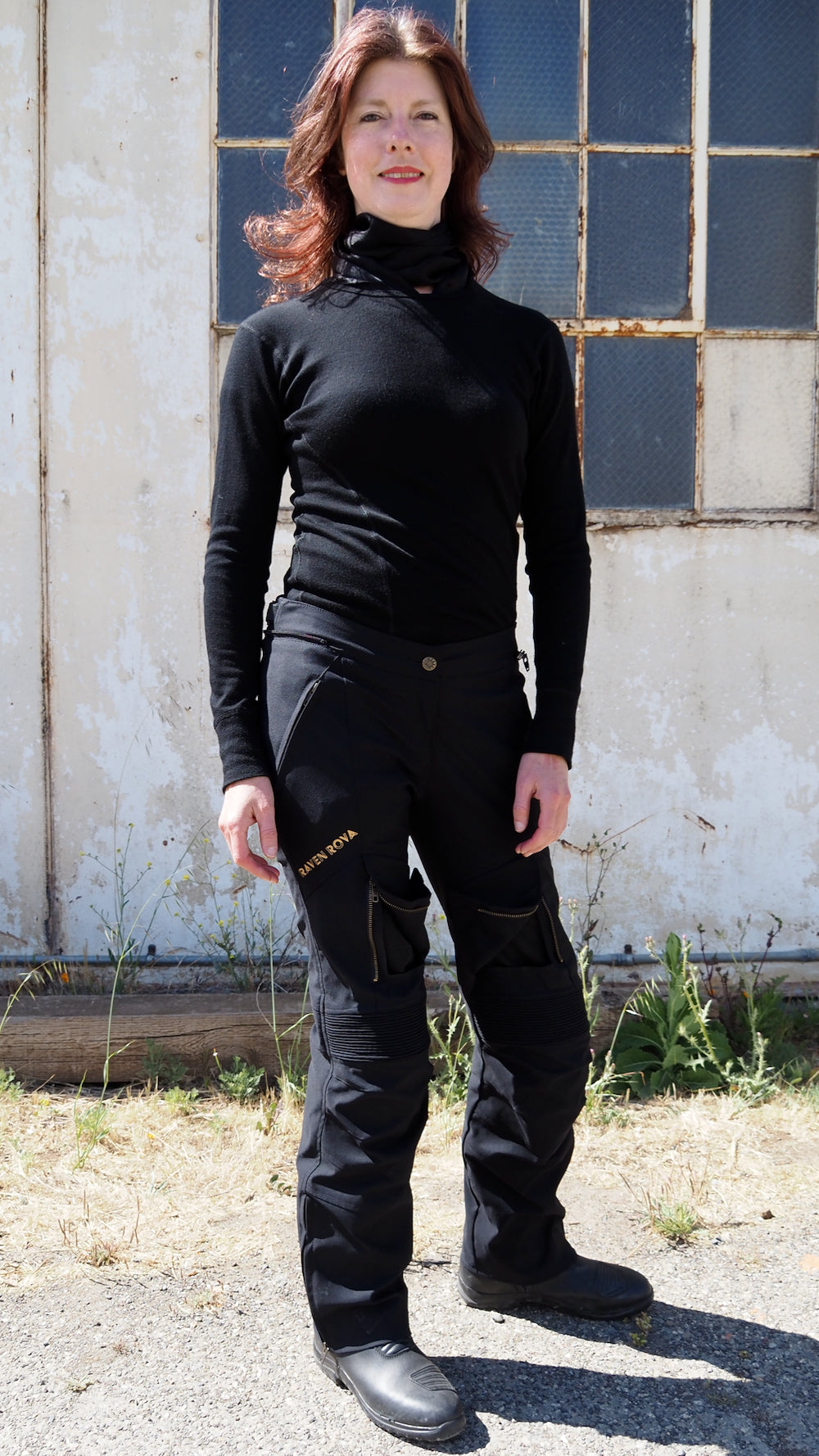 Raven Black Textile Pants – RavenRova